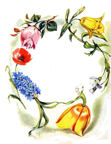 Иллюстрация к сказке Цветы маленькой Иды