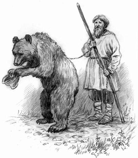 Иллюстрация к сказке Ученый медведь